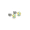 Sunburst | .925 Sterling Silver | Galaxy Glass Mini Stud Earrings